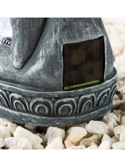 LED-Solar-Dekoleuchte mit Farbwechsel - (H)19,5 cm