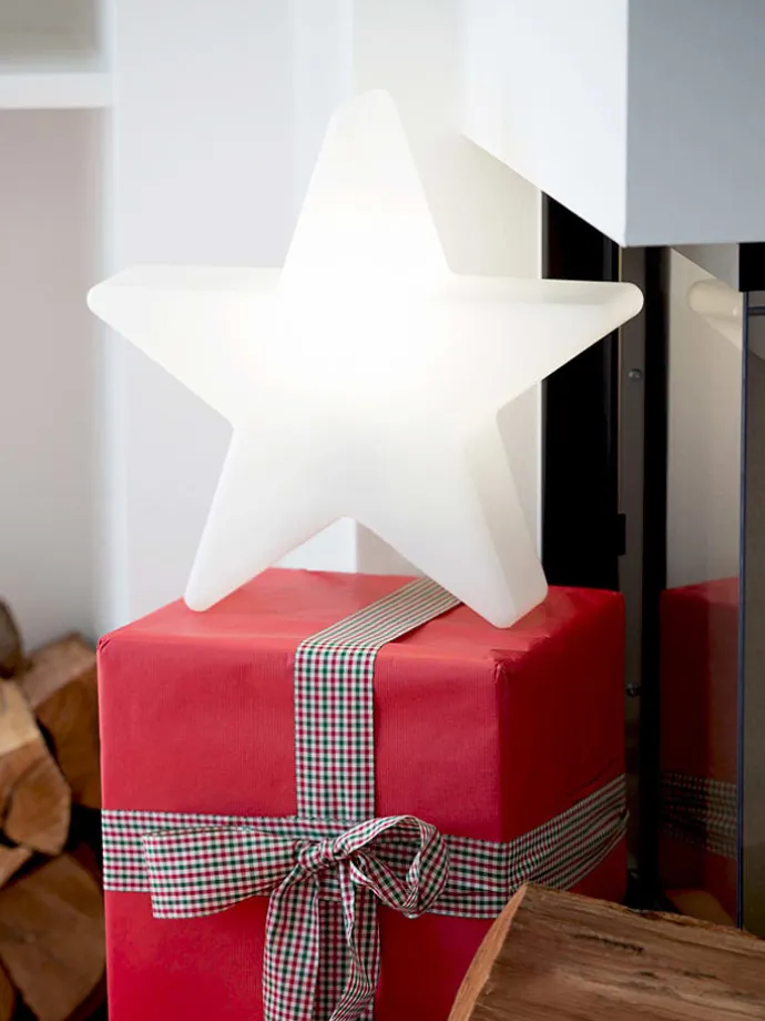 LED-Solardekoleuchte "Shining Star" in Weiß - Ø 60 cm