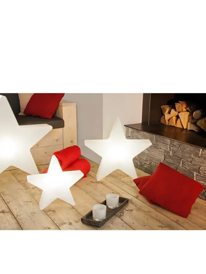 LED-Solardekoleuchte "Shining Star" in Weiß - Ø 60 cm