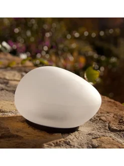 LED-Solar-Dekoleuchte "Solenzara" in Weiß- (H)6 x Ø 5 cm