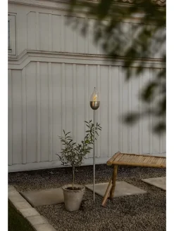 LED-Solar-Edelstahl-Gartenstecker - (H)110 cm