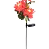 LED-Solar-Gartenstecker "Blume" in Pink - (H)79 cm