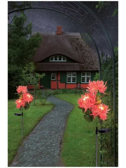 LED-Solar-Gartenstecker 