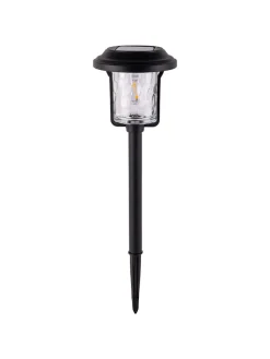 LED-Solar-Gartenstecker "Simon" in Schwarz - (B)14,6 x (H)54,7 cm