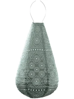 LED-Solarlaterne ''Spectare Drop'' in Grün - (H)48 x Ø 28 cm