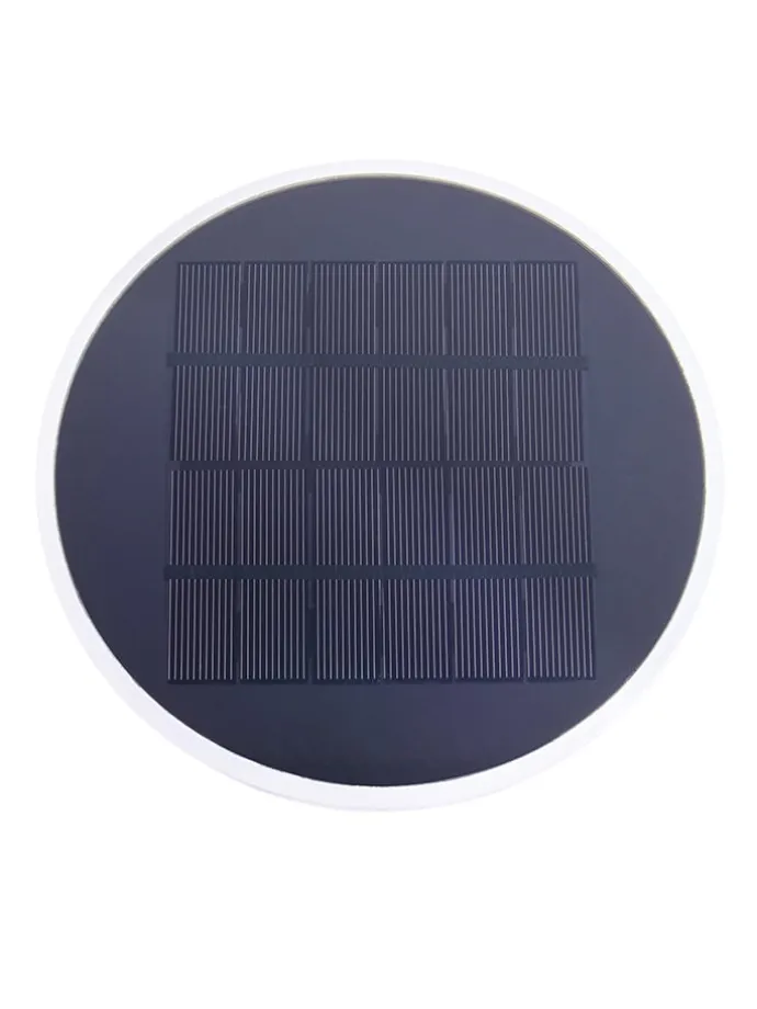 LED-Solarleuchte "Ada" in Schwarz - (H)22,5 x Ø 16 cm