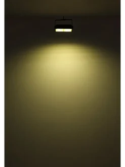 LED-Solarleuchte in Schwarz - (B)21,5 x (H)17,2 cm