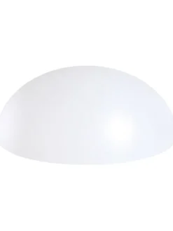 LED-Solarleuchte in Weiß - (H)10 cm - Ø 30 cm