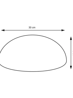 LED-Solarleuchte in Weiß - (H)10 cm - Ø 30 cm