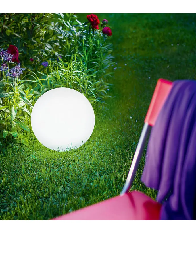 LED-Solarleuchte "Solsty" in Weiß - Ø 30 cm