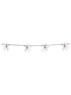 LED-Solar-Lichtergirlande "Fireworks" in Weiß - (L)420 cm