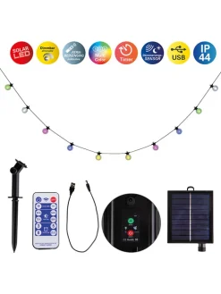 LED-Solar-Lichterkette 