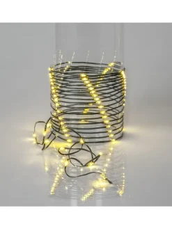 LED-Solarlichterkette "Dew Drop Micro" in Schwarz - (L)7,4 m