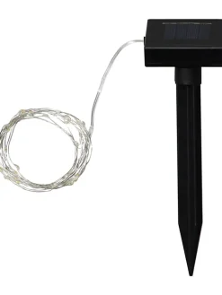 LED-Solarlichterkette "New Drops" in Warmweiß - (L)500 cm