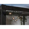 LED-Solarlichterkette "Smoky" in Grau - (L)270 cm