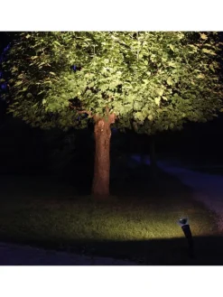 LED-Spot ,Spotlight Outdoor', E27, 15W, 1150lm, silber, warmweiß