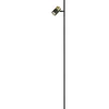 LED-Standleuchte in Schwarz/ Kupfer - (H)154 cm