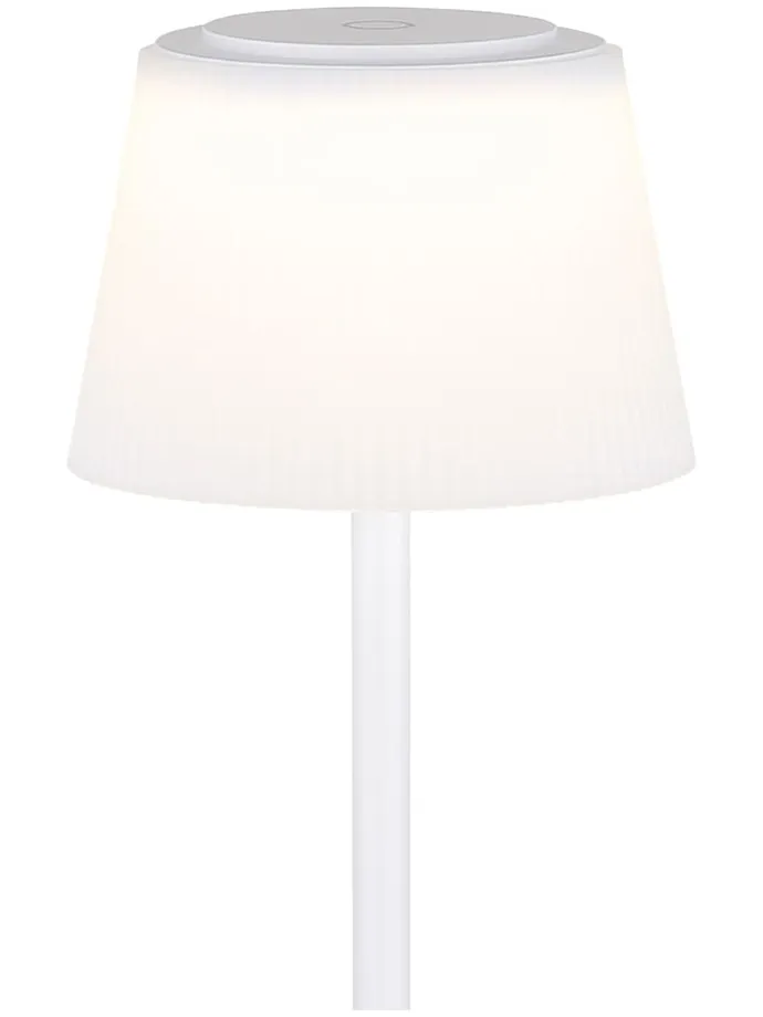 LED-Standleuchte in Weiß - (H)120 cm