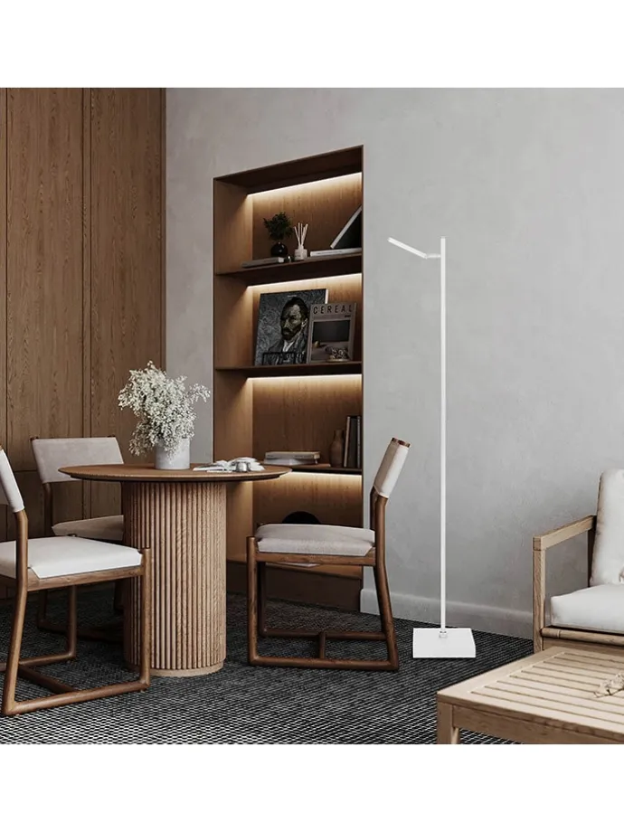 LED-Standleuchte "Lupa" in Weiß - EEK F (A bis G)