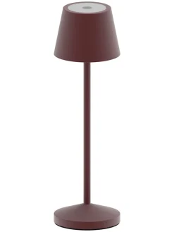 LED-Tischleuchte in Braun - (H)20 x Ø 7,5 cm