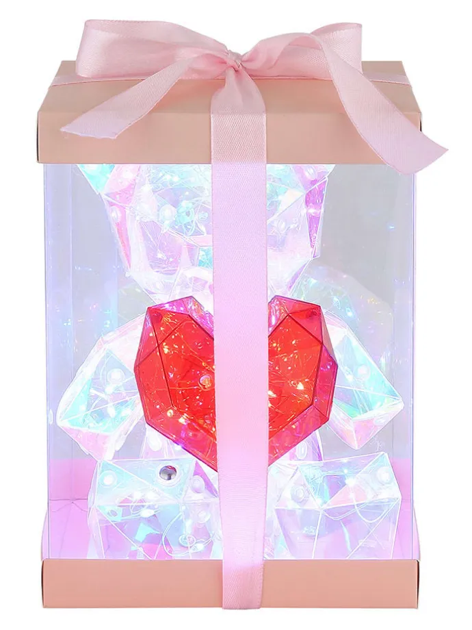 LED-Tischleuchte "Brondar" in Rosa - (B)14 x (H)17 x (T)13 cm