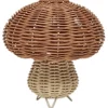 LED-Tischleuchte ''Mushroom'' in Beige/ Hellbraun - (H)15 x Ø 15 cm