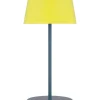 LED-Tischleuchte "Oscar" in Gelb/ Petrol - (H)33,5 x Ø 14,5 cm