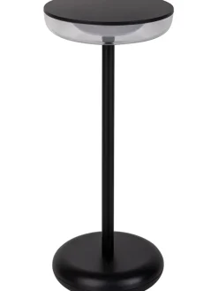 LED-Tischleuchte "Pasi" in Schwarz - (H)26 x Ø 11 cm