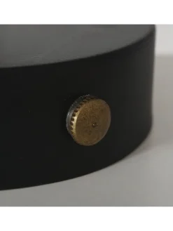 LED-Tischleuchte "Petunia" in Schwarz - (H)26 cm