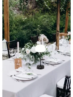 LED-Tischleuchte "Pina" in Schwarz - EEK G (A bis G)