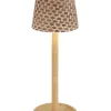 LED-Tischleuchte "Rids" in Beige - (H)33 x Ø 11 cm