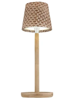 LED-Tischleuchte "Rids" in Beige - (H)33 x Ø 11 cm