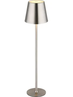 LED-Tischleuchte "Vannie" in Silber - (H)47 x Ø 11,2 cm