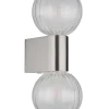 LED-Wandleuchte "Ander" in Silber - (B)10 x (H)26 cm