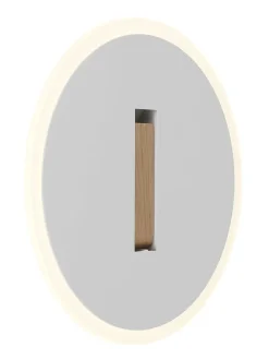 LED-Wandleuchte "Avery" in Weiß - Ø 20,5 cm