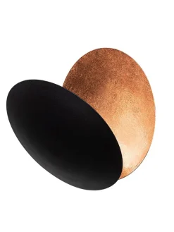 LED-Wandleuchte in Schwarz - (B)25 x (H)25 cm