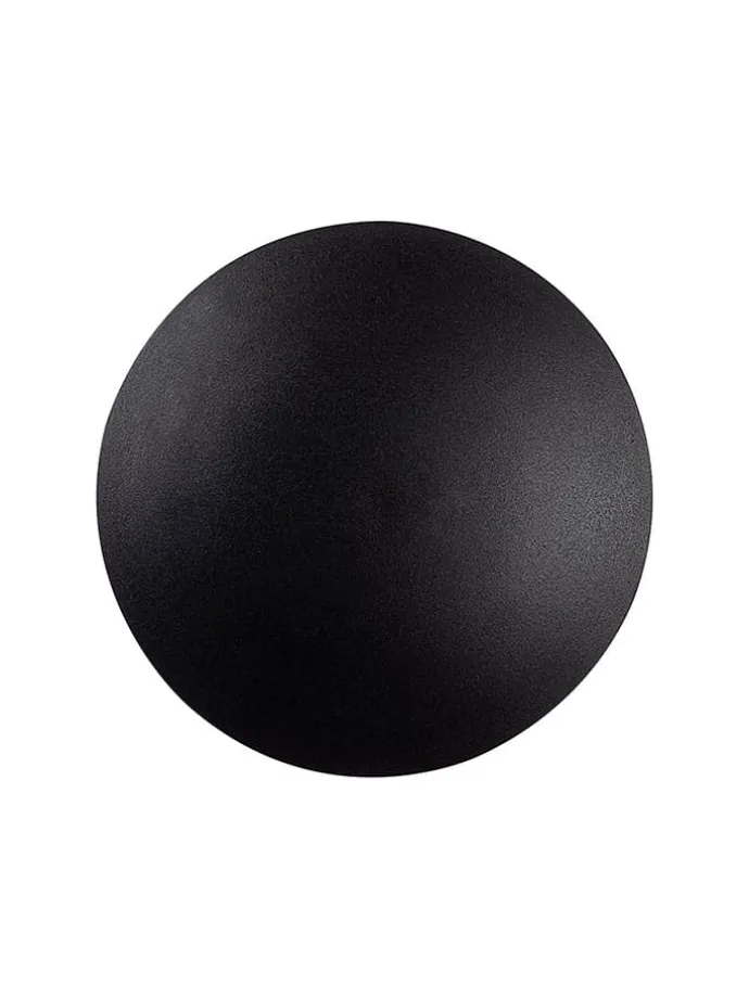 LED-Wandleuchte in Schwarz - (B)25 x (H)25 cm