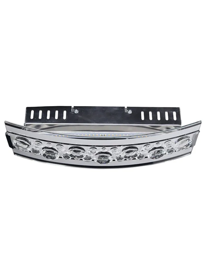 LED-Wandleuchte in Silber - EEK F (A bis G) - (B)35 x (H)12 cm