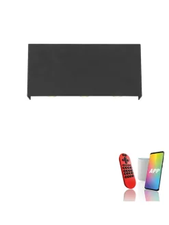 LED-Wandleuchte "Lola Carla" in Schwarz - (B)17 x (H)8 x (T)4 cm