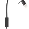 LED-Wandleuchte "Seng" in Schwarz - (H)40 cm