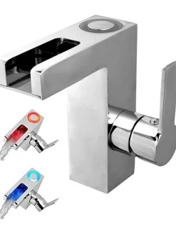 LED-Waschtischarmatur "Orinocco" in Chrom