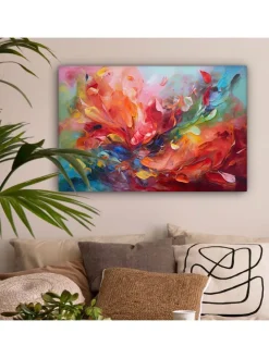 Leinwand bilder Abstrakte Farbexplosion (BxH)