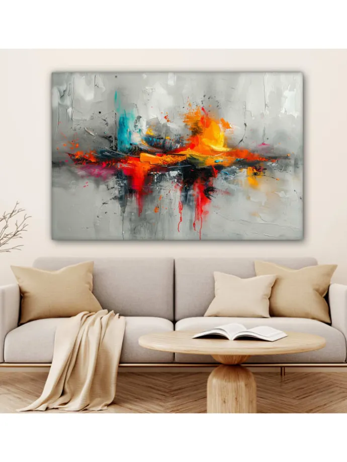 Leinwand bilder Abstrakte Kunst Explosion (BxH)