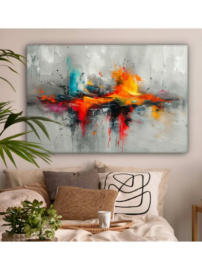 Leinwand bilder Abstrakte Kunst Explosion (BxH)