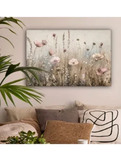 Leinwand bilder Blumenfeld (BxH)