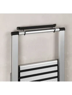 Leiterhalter in Schwarz - (B)33,5 x (H)6,5 x (T)7 cm