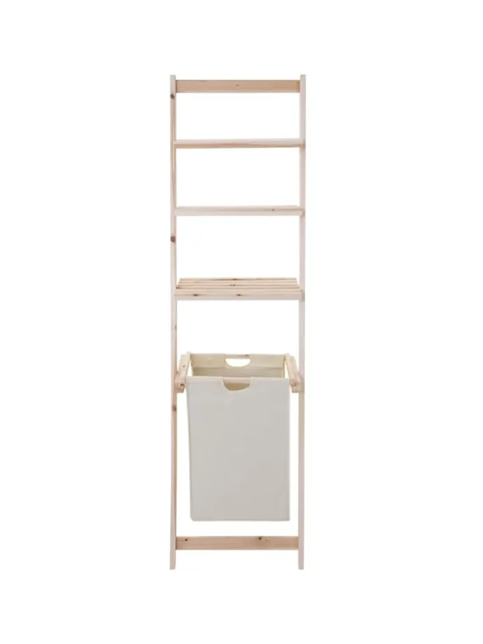 Leiterregal B59 mit Wäschesammler