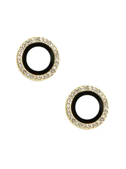 Lens Shield Glas Kameraglas für iPhone 16 Gold Diamond in Gold