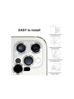 Lens Shield Glas Kameraglas für iPhone 16 Gold Diamond in Gold