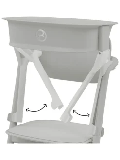 Lernturm-Aufsatz für Hochstuhl "Lemo" in Grau